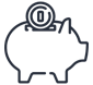 Pictogramme tirelire