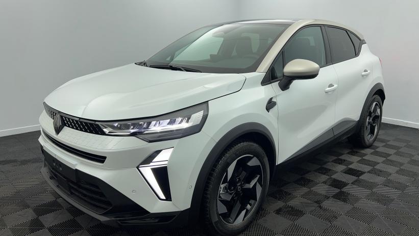 Aperçu du véhicule : Nouveau E-Tech full hybrid 145 Techno Blanc nacré - toit grège perle avec 3950€ d'équipements inclus